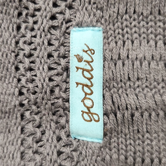 Goddis Grey Flowy Cardigan Sweater, Size M/L ~ GUC - Picture 8 of 8